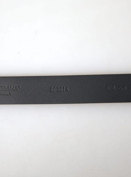 Dolce & Gabbana Buckle Belt In Brown Leather