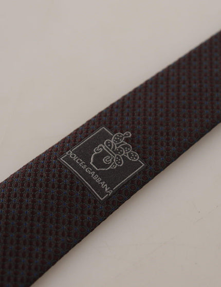 Dolce & Gabbana Borduex Fantasy Pattern Necktie Accessory Tie - Ellie Belle