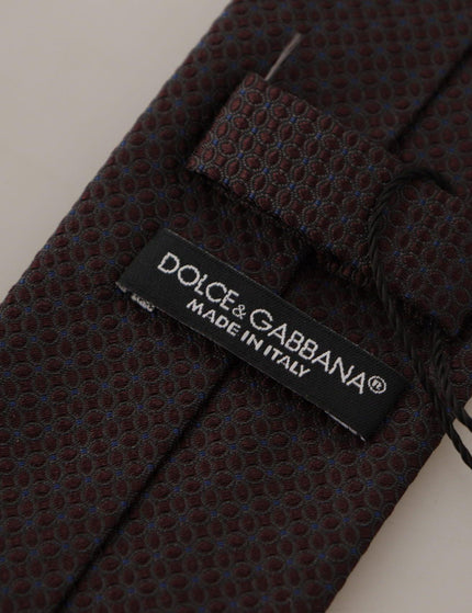 Dolce & Gabbana Borduex Fantasy Pattern Necktie Accessory Tie - Ellie Belle