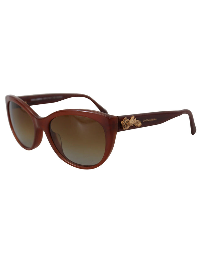 Dolce & Gabbana Brown Acetate Full Rim DG4160 Polarized Sunglasses - Ellie Belle