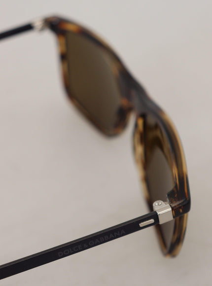 Dolce & Gabbana Brown BASALTO Rectangle Full Rim Sunglasses - Ellie Belle