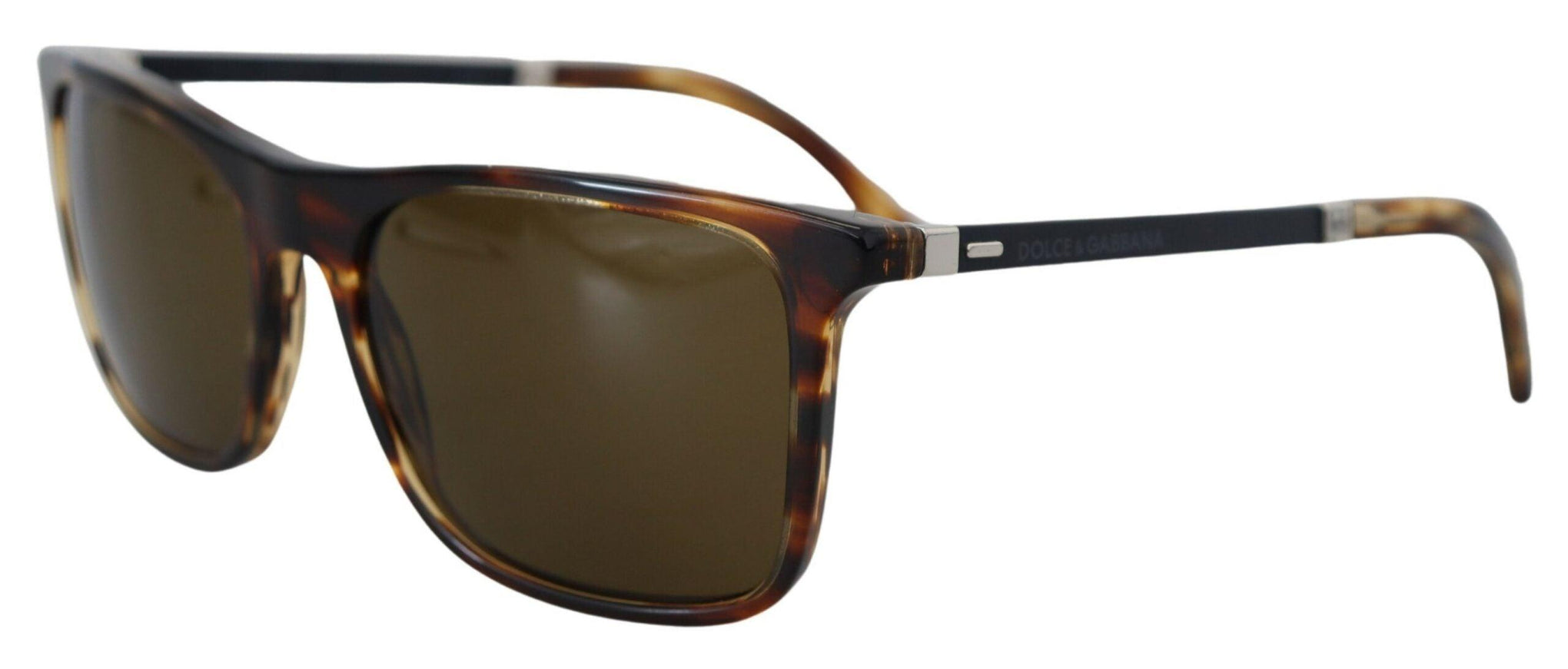 Dolce & Gabbana Brown BASALTO Rectangle Full Rim Sunglasses - Ellie Belle