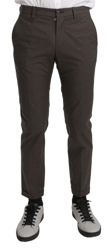 Dolce & Gabbana Brown Casual Mens Trouser 100% Cotton Pants - Ellie Belle