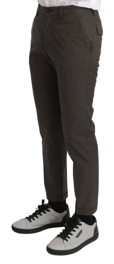 Dolce & Gabbana Brown Casual Mens Trouser 100% Cotton Pants - Ellie Belle