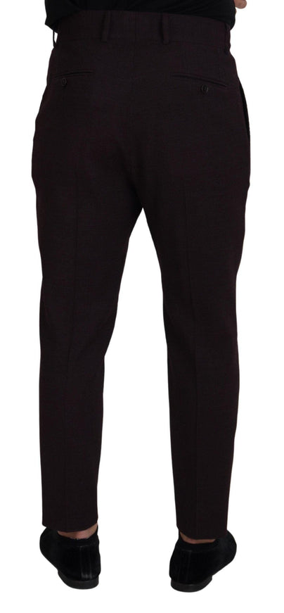 Dolce & Gabbana Brown Cotton Chino Men Pants - Ellie Belle