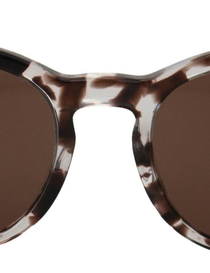 Dolce & Gabbana Brown DG4254 Havana Frame Round Lens Sunglasses - Ellie Belle