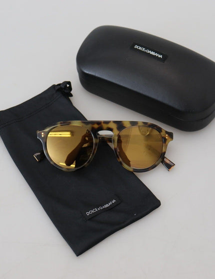 Dolce & Gabbana Brown DG4306F Tortoise Oval Full Rim Shades Sunglasses - Ellie Belle