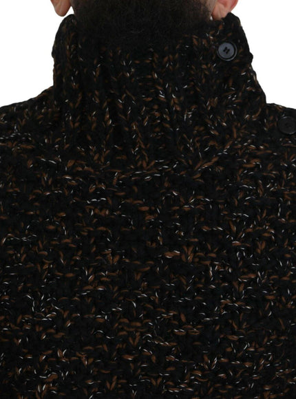 Dolce & Gabbana Brown Fatto A Mano Turtleneck Pullover Sweater