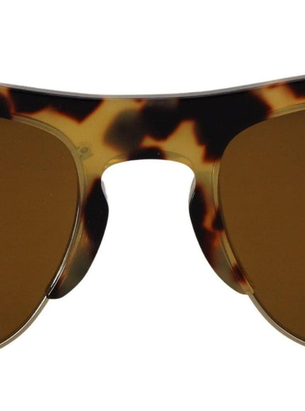 Dolce & Gabbana Brown Gold Acetate Havana DG430A Sunglasses