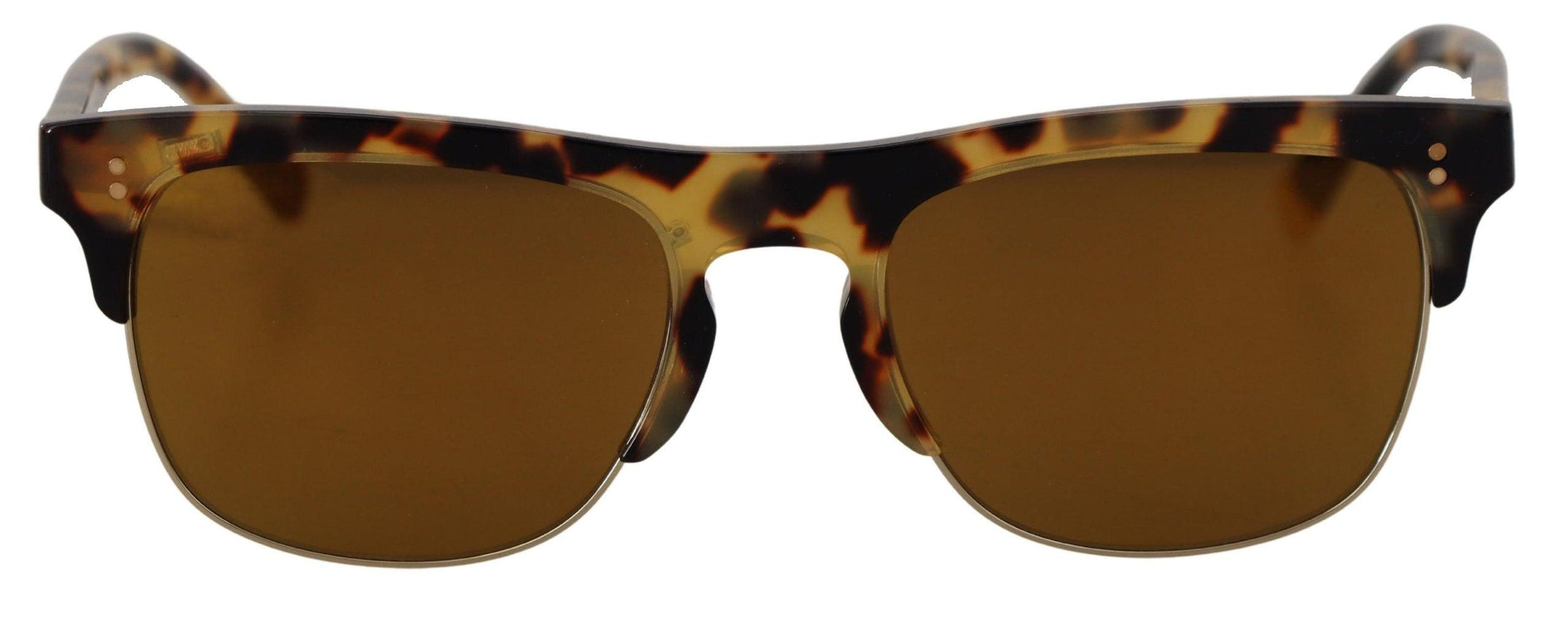 Dolce & Gabbana Brown Gold Acetate Havana DG430A Sunglasses - Ellie Belle