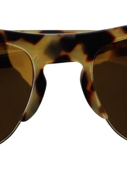 Dolce & Gabbana Brown Gold Acetate Havana DG430A Sunglasses