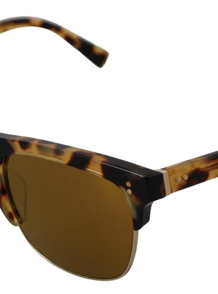 Dolce & Gabbana Brown Gold Acetate Havana DG430A Sunglasses