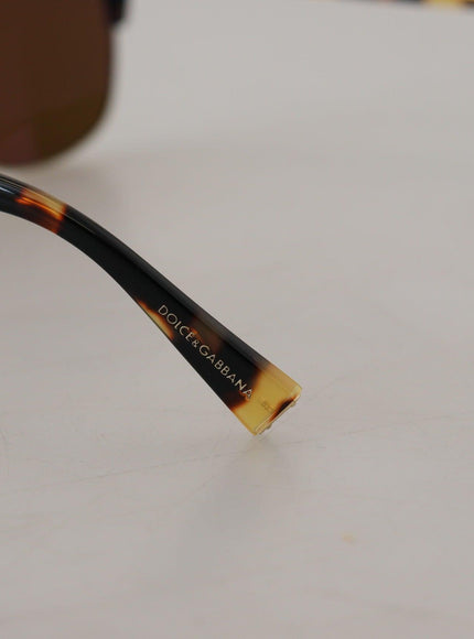 Dolce & Gabbana Brown Gold Acetate Havana DG430A Sunglasses