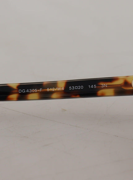 Dolce & Gabbana Brown Gold Acetate Havana DG430A Sunglasses