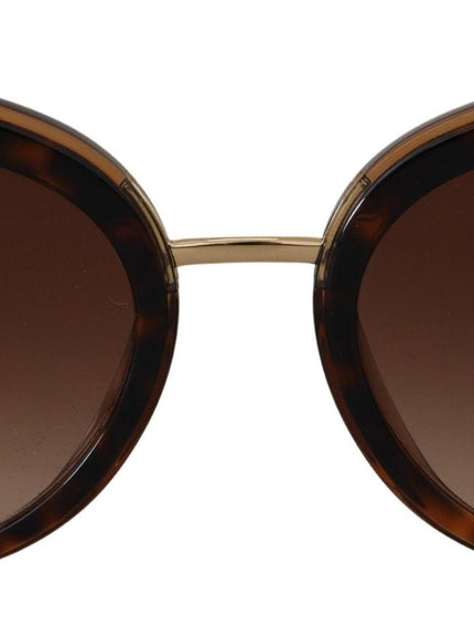 Dolce & Gabbana Brown Gradient Acetate Top Havana DG4340 Sunglasses - Ellie Belle