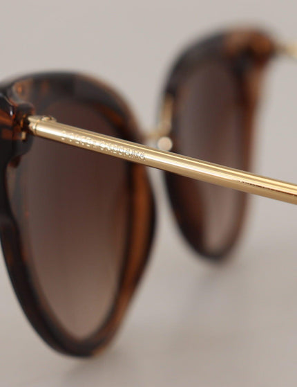 Dolce & Gabbana Brown Gradient Acetate Top Havana DG4340 Sunglasses - Ellie Belle