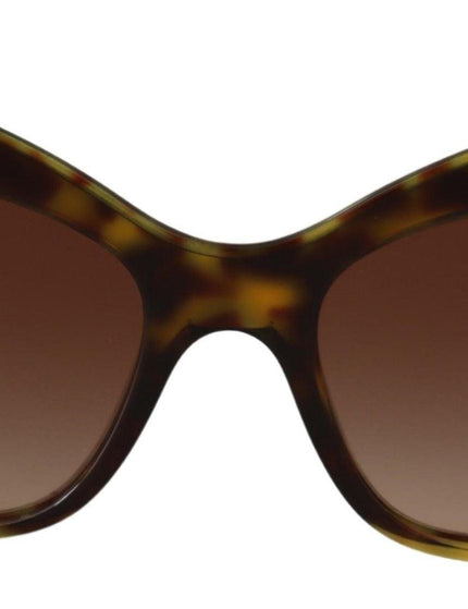 Dolce & Gabbana Brown Havana Butterfly Frame Brown Gradient Lens Sunglasses - Ellie Belle