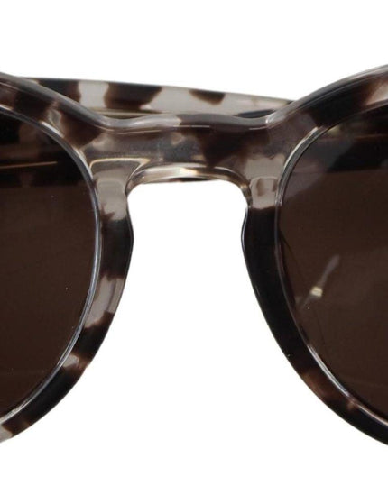 Dolce & Gabbana Brown Havana Frame Round Lens DG4254F Women Sunglasses - Ellie Belle
