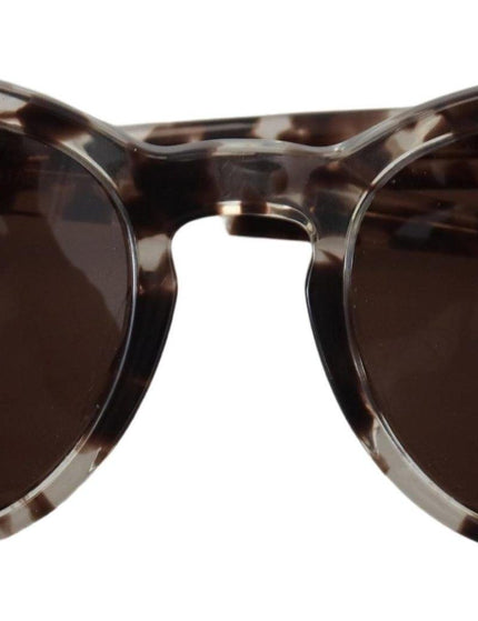 Dolce & Gabbana Brown Havana Frame Round Lens Women DG4254F Sunglasses - Ellie Belle