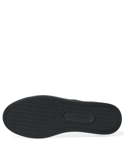 Dolce & Gabbana Brown Leopard Pony Hair Leather Sneakers Shoes