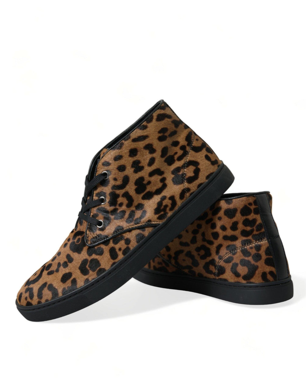 Dolce & Gabbana Leopard Print Calf Hair Loafers-see images for authenticity SAINT LAURENT Le Loafer leopard-print calf hair loafers  main image 4