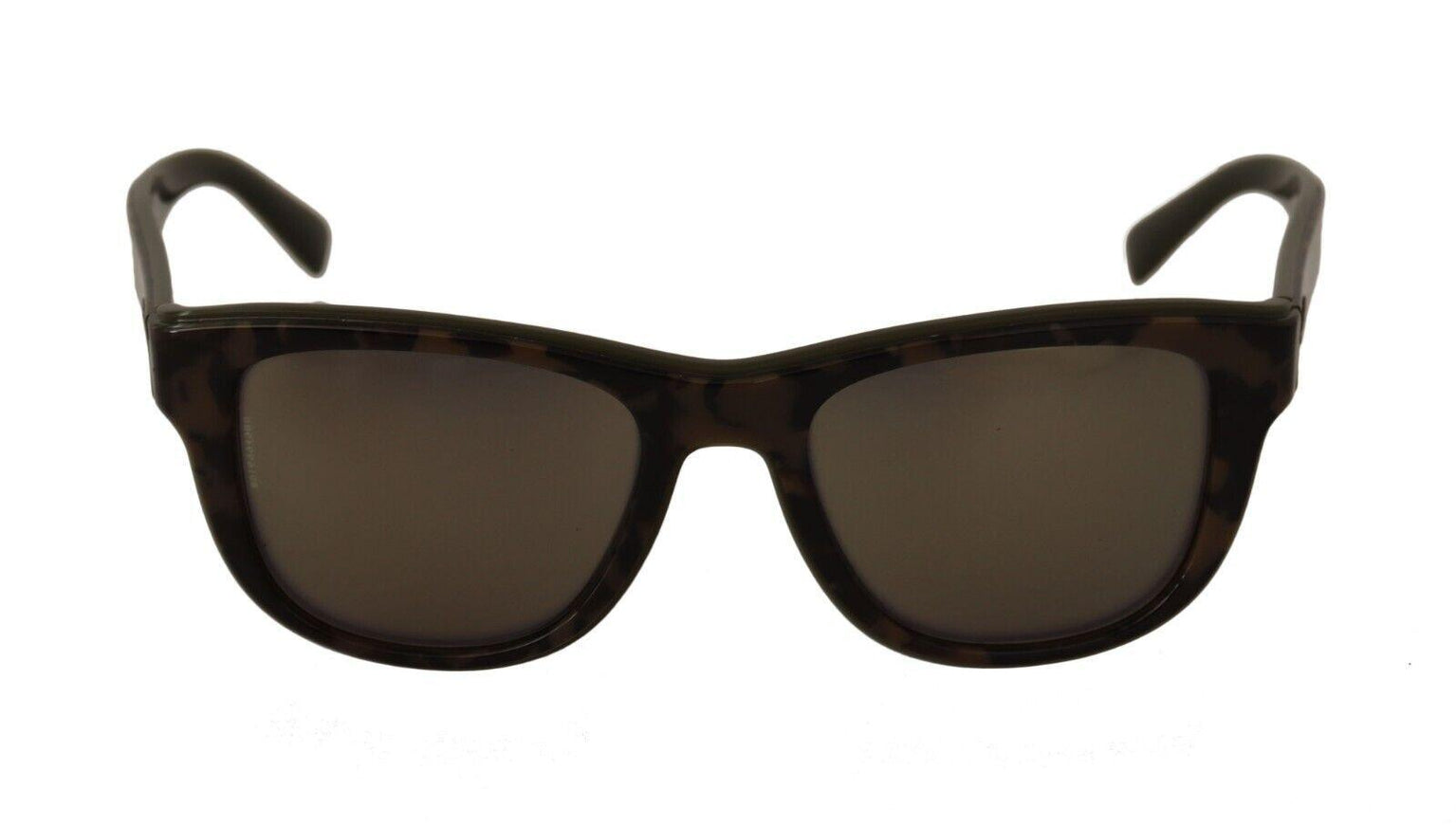 Dolce & Gabbana Brown Mirror Lens Plastic Full Rim Sunglasses - Ellie Belle