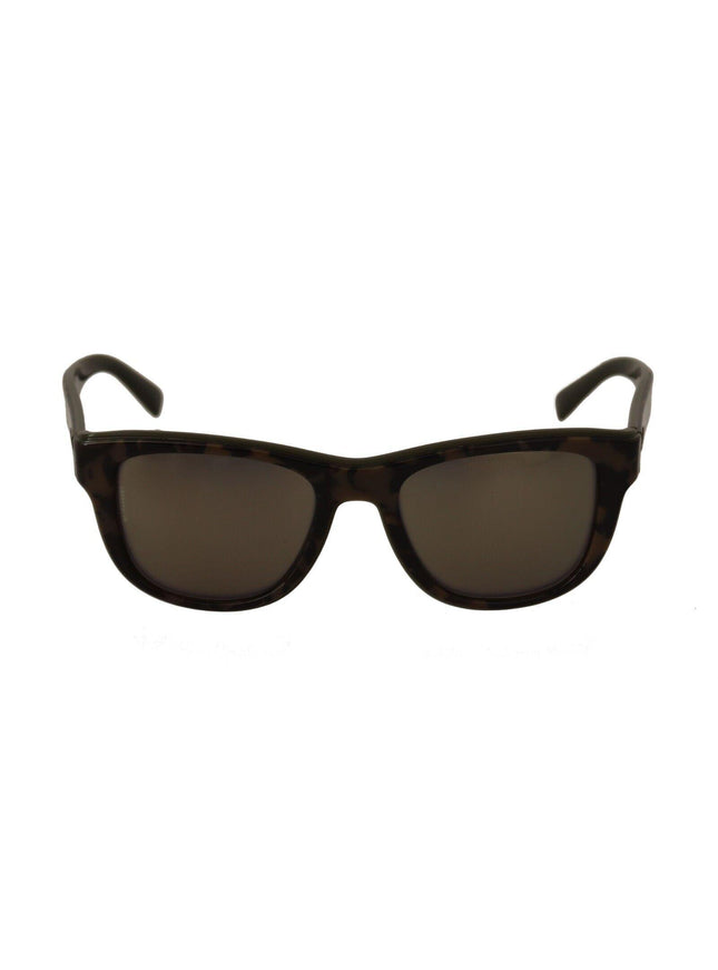 Dolce & Gabbana Brown Mirror Lens Plastic Full Rim Sunglasses - Ellie Belle