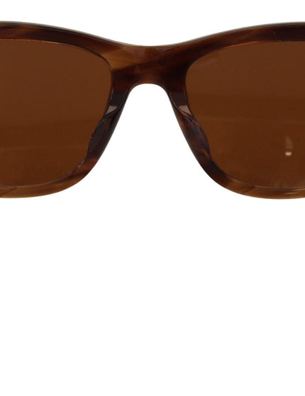 Dolce & Gabbana Brown Square Acetate Frame UV DG4338F Sunglasses - Ellie Belle