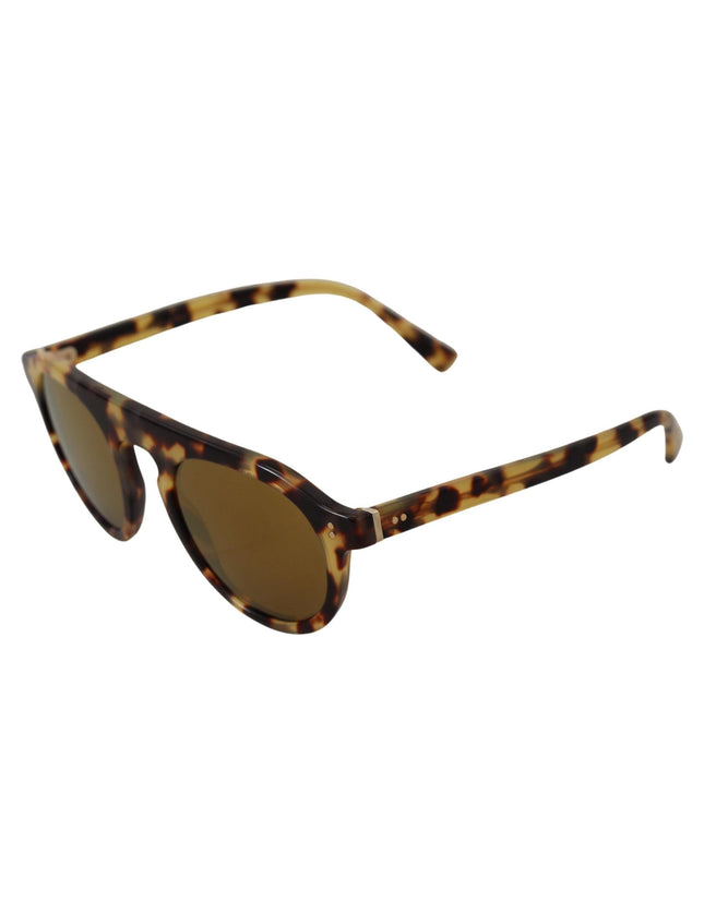 Dolce & Gabbana Brown Tortoise Oval Full Rim Shades DG4306F Sunglasses - Ellie Belle