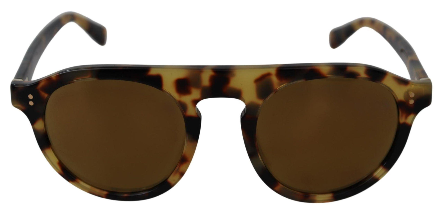 Dolce & Gabbana Brown Tortoise Oval Full Rim Sunglasses - Ellie Belle