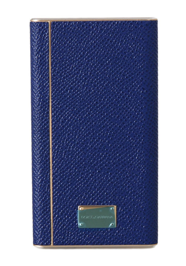 Dolce & Gabbana Charger USB Blue Leather Power Bank - Ellie Belle