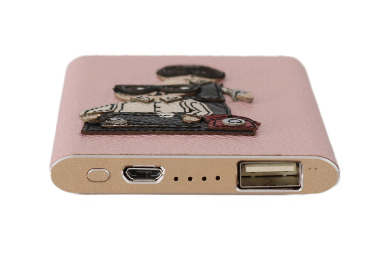 Dolce & Gabbana Charger USB Pink Leather #DGFAMILY Power Bank - Ellie Belle