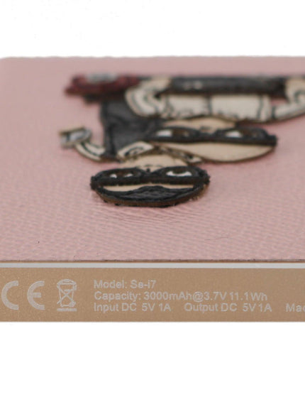 Dolce & Gabbana Charger USB Pink Leather #DGFAMILY Power Bank - Ellie Belle