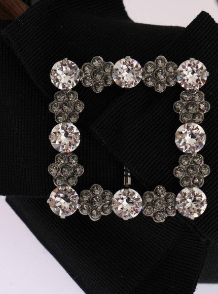 Dolce & Gabbana Clear Crystal Brown Hair Headband