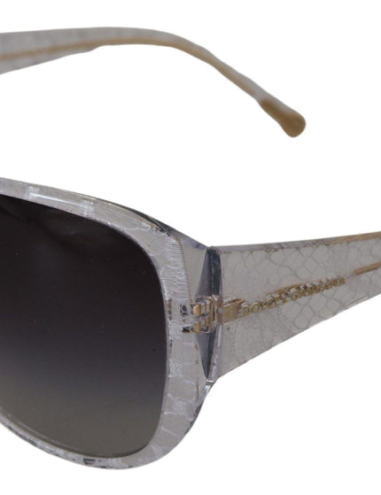 Dolce & Gabbana Clear DG4116 Limited Edition Lace Acetate Frame Sunglasses - Ellie Belle