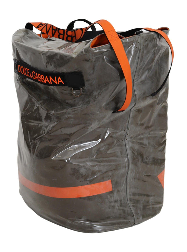 Dolce & Gabbana Cotton Men Large Fabric Green Shopping Tote Bag - Ellie Belle
