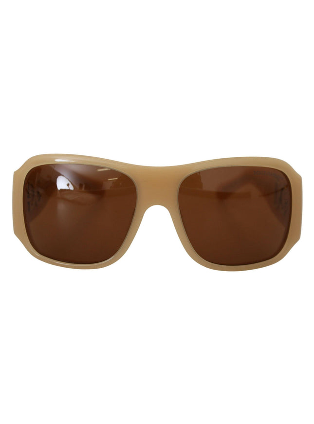 Dolce & Gabbana Cream DG4027B Swarovski Stones Brown Lens Sunglasses - Ellie Belle
