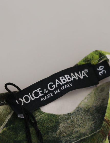 Dolce & Gabbana Crew-neck Cotton Top Blouse Fruit T-shirt - Ellie Belle