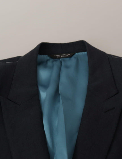 Dolce & Gabbana Dark Blue ALTA SARTORIA Jacket Coat Blazer - Ellie Belle