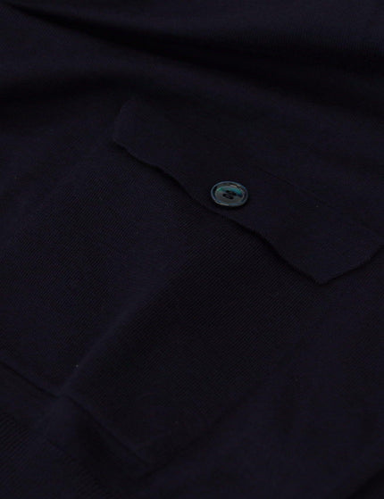 Dolce & Gabbana Dark Blue Cashmere Button Cardigan Sweater - Ellie Belle