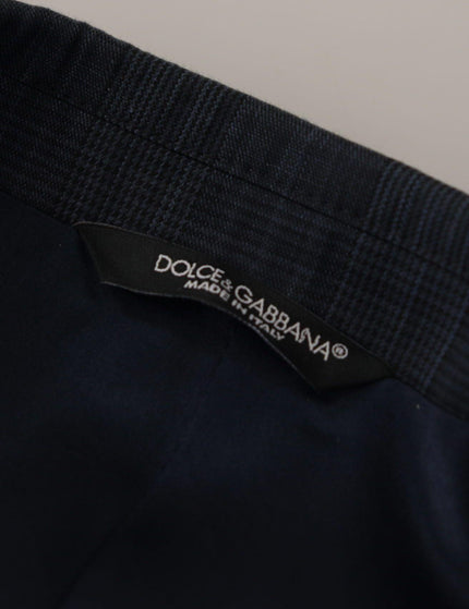 Dolce & Gabbana Dark Blue Cotton Formal 3 Piece MARTINI Suit - Ellie Belle