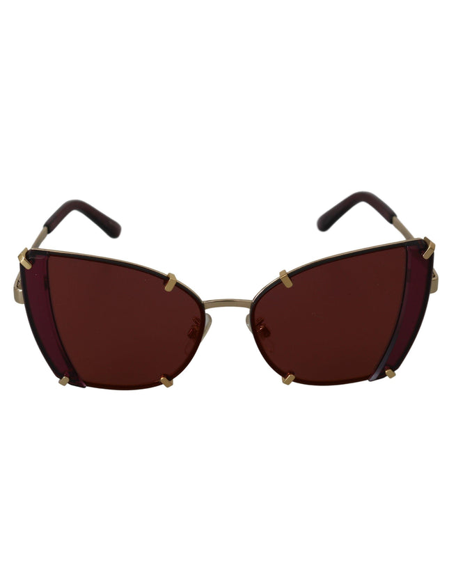 Dolce & Gabbana DG2214 Violet Women Cat Eye Mirrored Eyewear Sunglasses - Ellie Belle