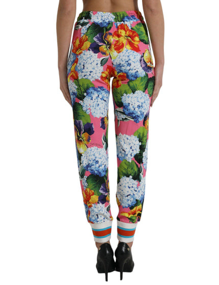 Dolce & Gabbana Floral High-Rise Drawstring Jogger Pants - Ellie Belle