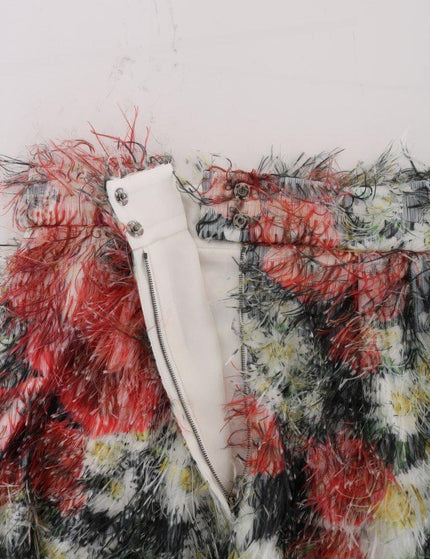 Dolce & Gabbana Floral Patterned Pencil Straight Skirt - Ellie Belle