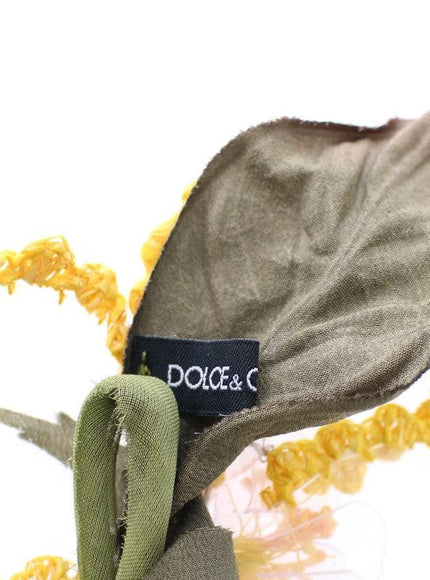 Dolce & Gabbana Floral Transparent HANDMADE Brooch - Ellie Belle