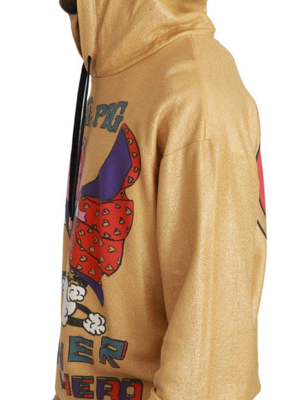 Dolce & Gabbana Gold Pig of the Year Hooded Sweater