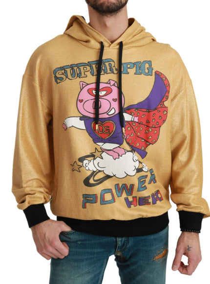 Dolce & Gabbana Gold Pig of the Year Hooded Sweater