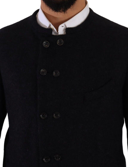 Dolce & Gabbana Gray Alpaca Button Down Men Coat Jacket - Ellie Belle