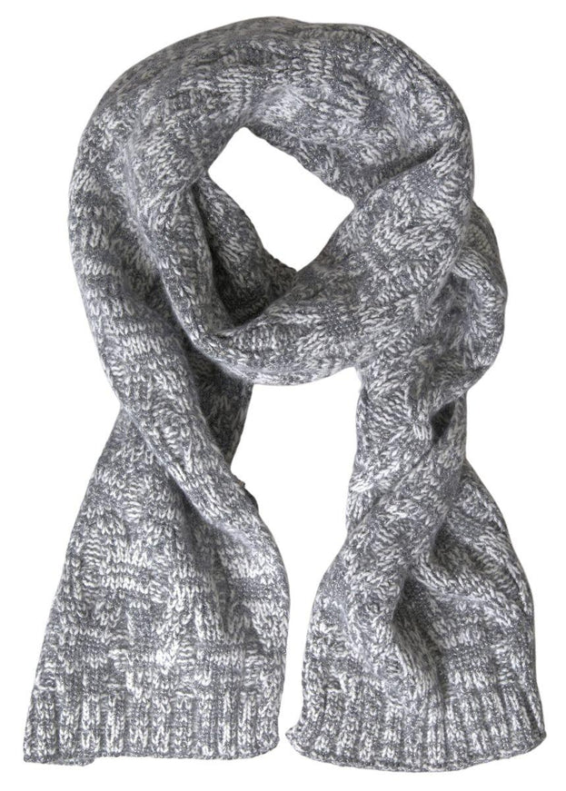 Dolce & Gabbana Gray Cashmere Knit Wrap Shawl Foulard Scarf - Ellie Belle