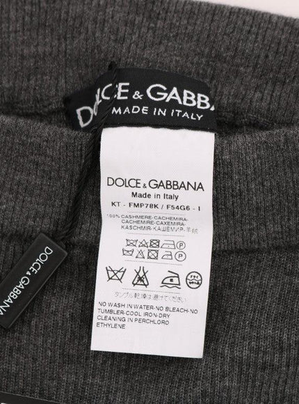 Dolce & Gabbana Gray Cashmere Stretch Tights - Ellie Belle